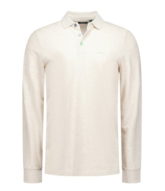 New Zealand Auckland Marshall beige light creme polo lange mouw