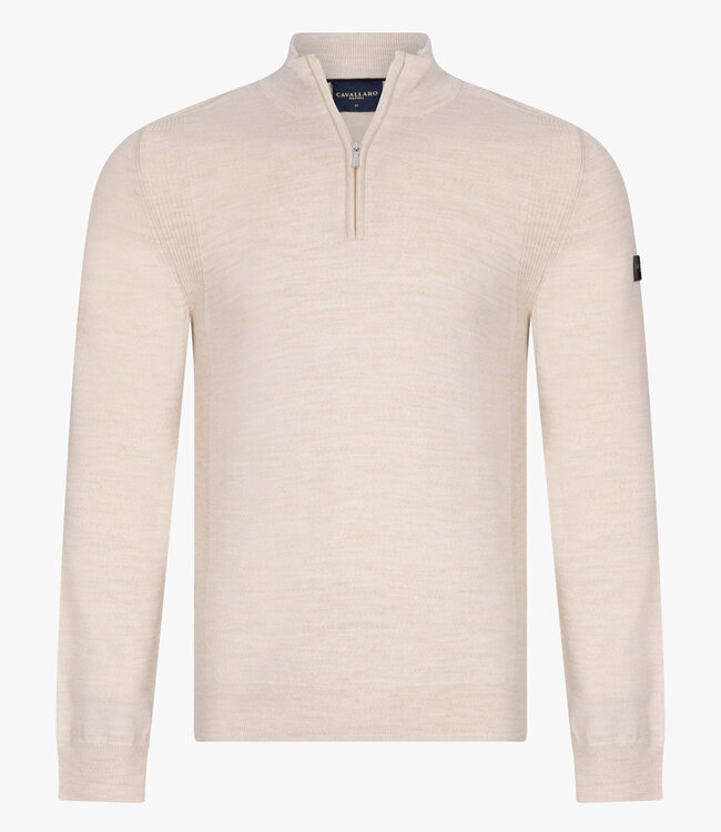 Cavallaro 118251008 Limited Edition Palio kleur kit heren zipper trui met ritsje