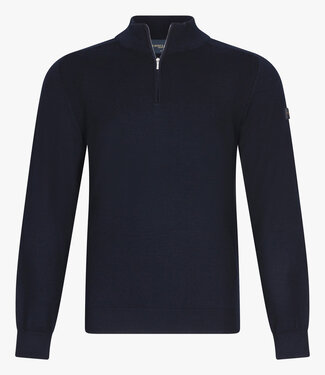 Cavallaro Limited Edition Palio donkerblauw heren zipper trui