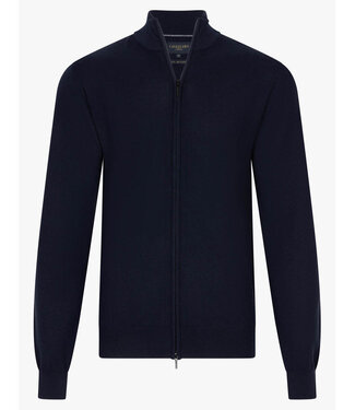 Cavallaro Limited Edition Cavallaro donkerblauw heren vest met rits