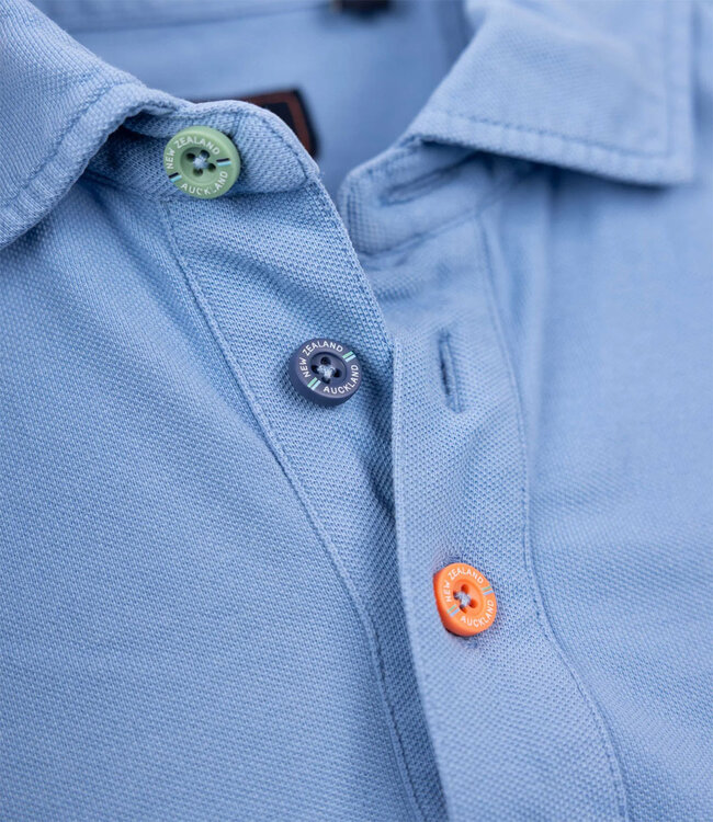 New Zealand Auckland Limited Edition Peter 25CN150 1679 polo pacific blue