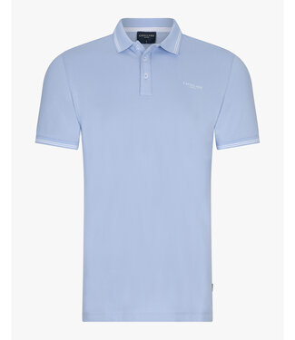 Cavallaro Limited Edition heren polo lichtblauw katoen stretch