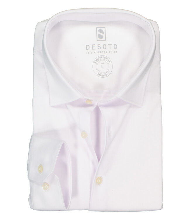 Desoto wit white structuur pique wide spread kent