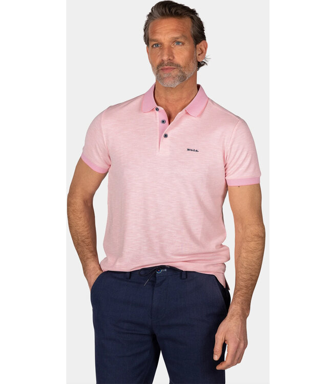 New Zealand Auckland Corbin 25CN151 1410 polo roze structuur PASTEL PINK