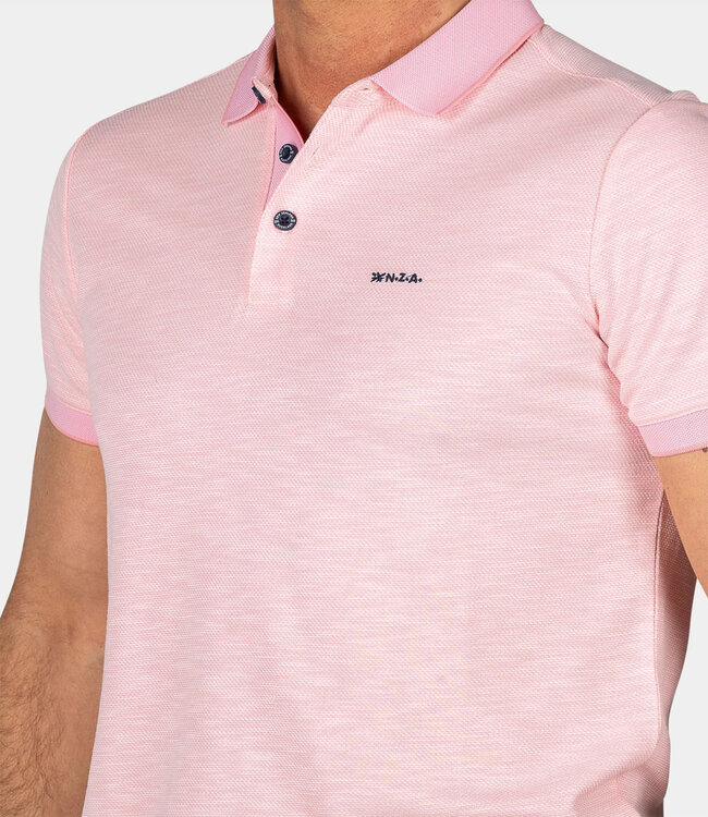 New Zealand Auckland Corbin 25CN151 1410 polo roze structuur PASTEL PINK