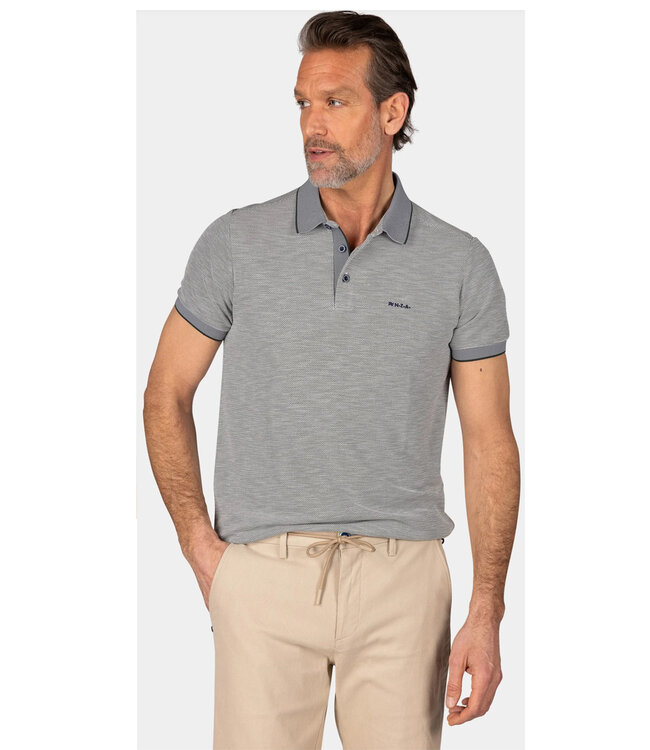 New Zealand Auckland Corbin 25CN151 1762 polo donkergroen structuur FOREST GREEN