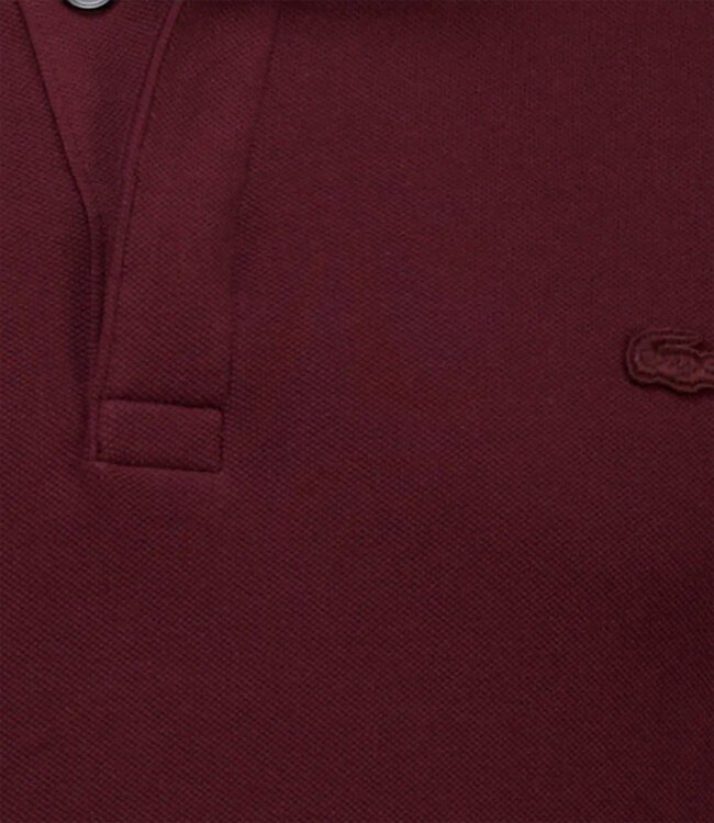 Lacoste Limited Edition model paris regular fit polo bordeauxrood
