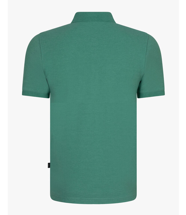 Cavallaro 116251013 Limited Edition heren polo Neapolis green katoen stretch