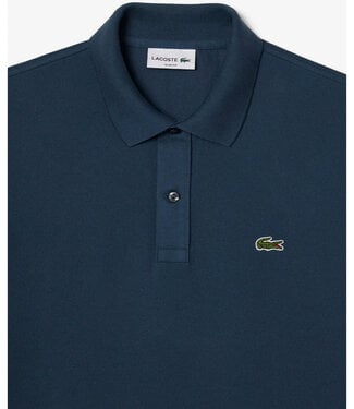Gant slim fit donker petrol blauw polo groen krokodil