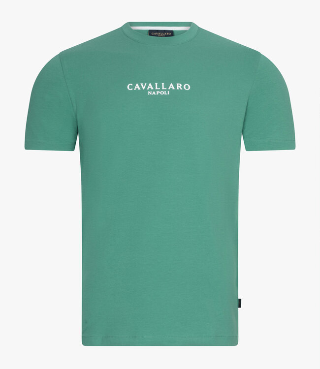 Cavallaro Napolitano Tee green t-shirt ronde hals