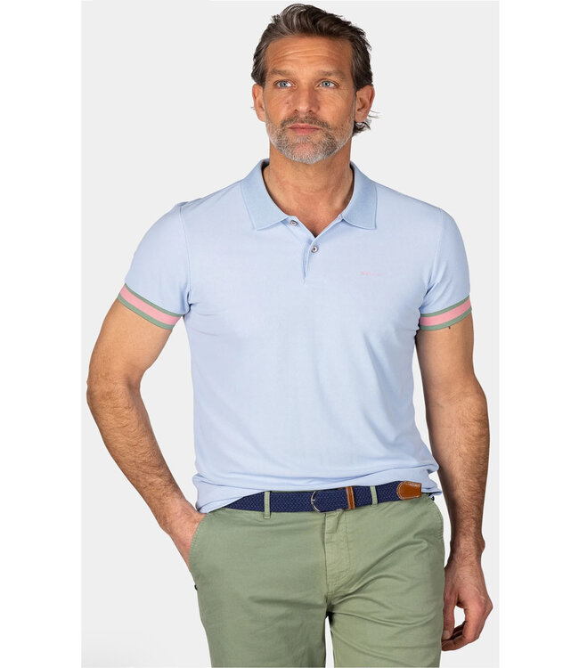 New Zealand Auckland Edwin 25CN101 1675 polo lichtblauw pastel blue