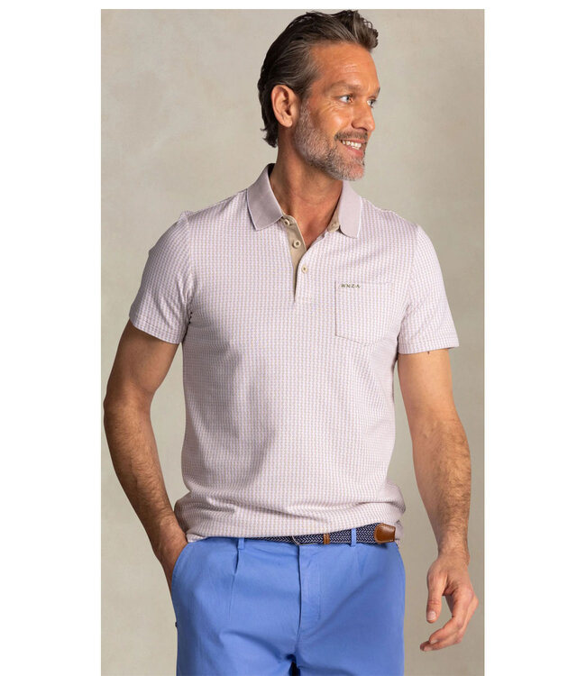 New Zealand Auckland Kyree 25DN102 1102 Biscuit polo bruin beige structuur