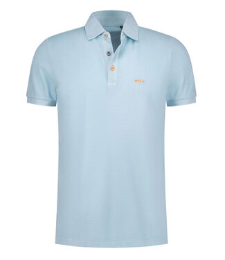 New Zealand Auckland Limited Edition Peter 25DN150 2631 polo powder blue Short Sleeve