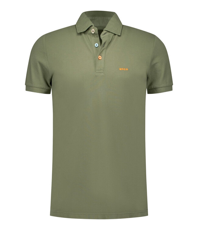 New Zealand Auckland Limited Edition Peter 25DN150 1759 polo light hunter Short Sleeve olijfgroen