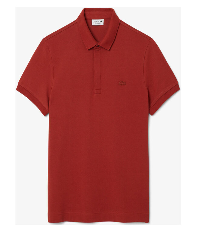 Lacoste PH5522  AFS IBERIS regular fit model Paris roest bruin polo roest bruin krokodil