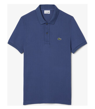 Lacoste slim fit blauw paars polo groen krokodil