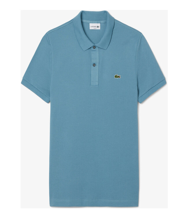Lacoste HD9 slim fit blauw polo groen krokodil