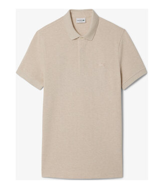 Lacoste Paris polo regular fit beige melange