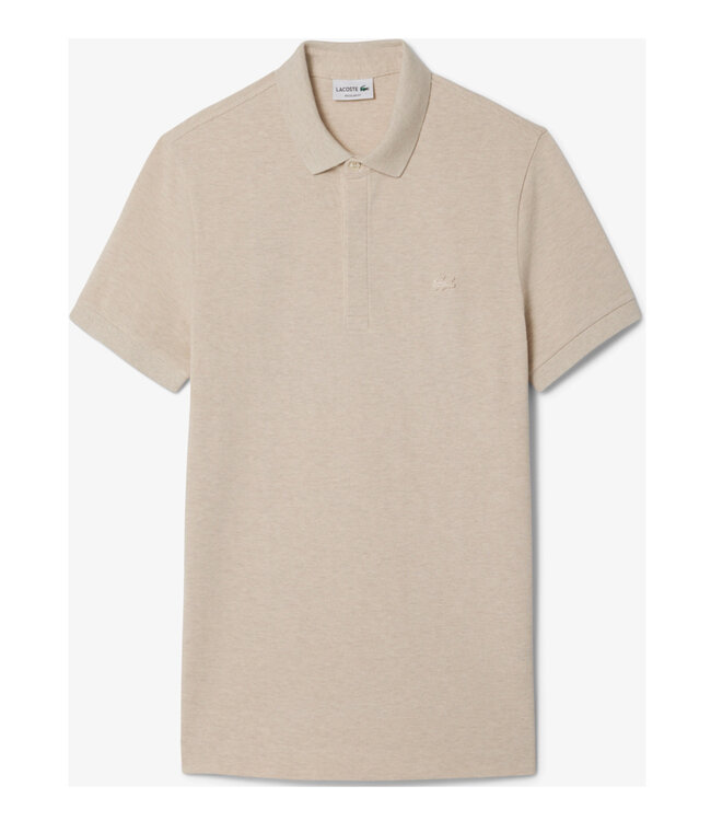 Lacoste PH5522 I18 Moon Chine regular fit model Paris beige melange polo beige melange krokodil