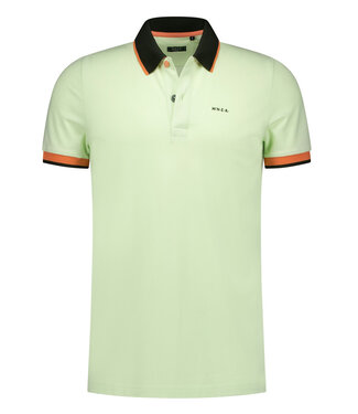 New Zealand Auckland Elian 25CN131 1743 polo mintgroen mint green met donkergroene boord