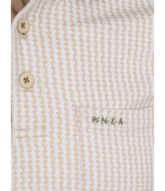 New Zealand Auckland Kyree 25DN102 1102 Biscuit polo bruin beige structuur