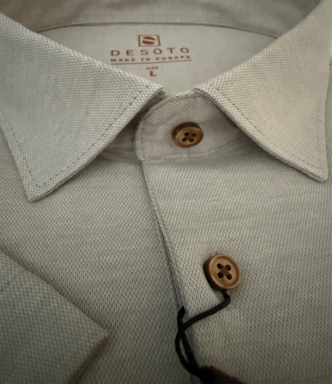 Desoto 97037-3 804 korte mouw polo beige