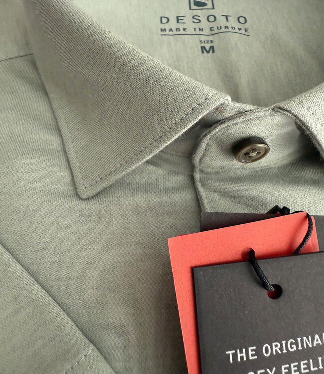 Desoto 97037-3 630 korte mouw polo olijfgroen