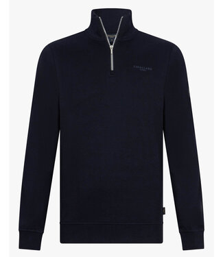 Cavallaro Limited Edition Doblo heren sweat  zipper met ritsje donkerblauw