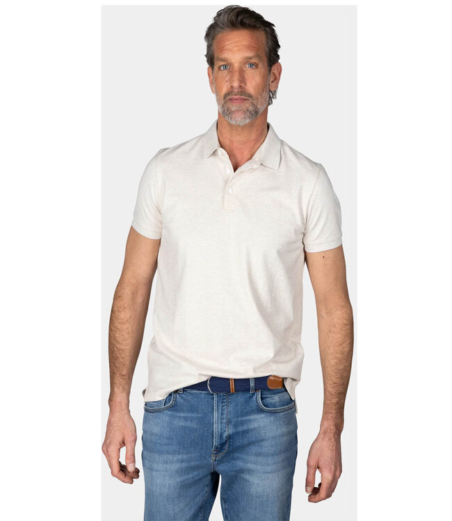 New Zealand Auckland Colin 25BN118 1107 polo light cream met biesje