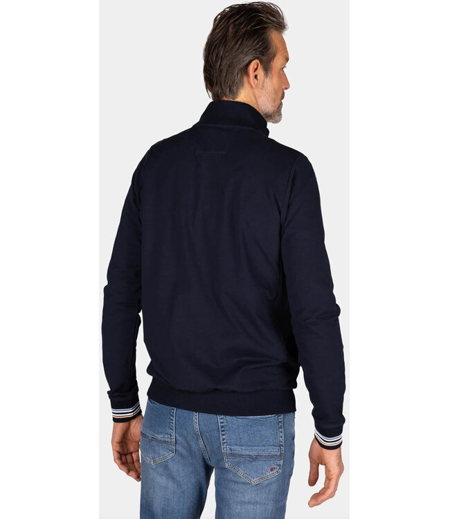 New Zealand Auckland 25AN309 sweat vest donkerblauw zakken Pyke