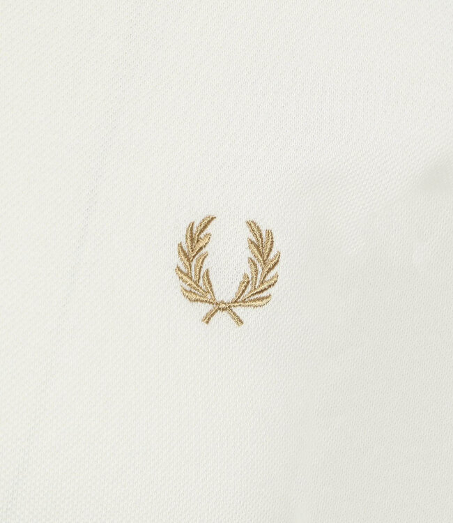 Fred Perry M3600 U83 polo pique Fred Perry Twin Tipped polo off white goud logo