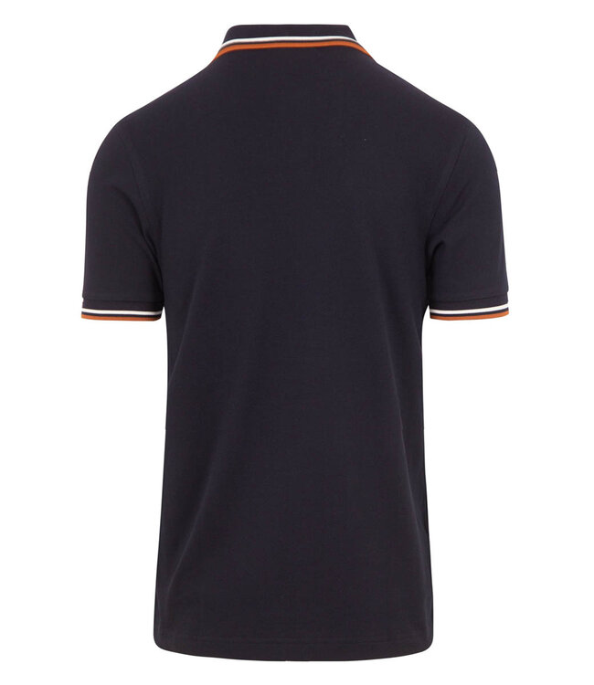 Fred Perry M3600 V33 Twin Tipped polo donkerblauw met brique logo