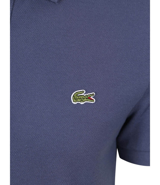 Lacoste I1M slim fit blauw paars polo groen krokodil