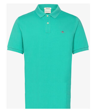 Gant groen blauw tropic blue heren polo regular fit
