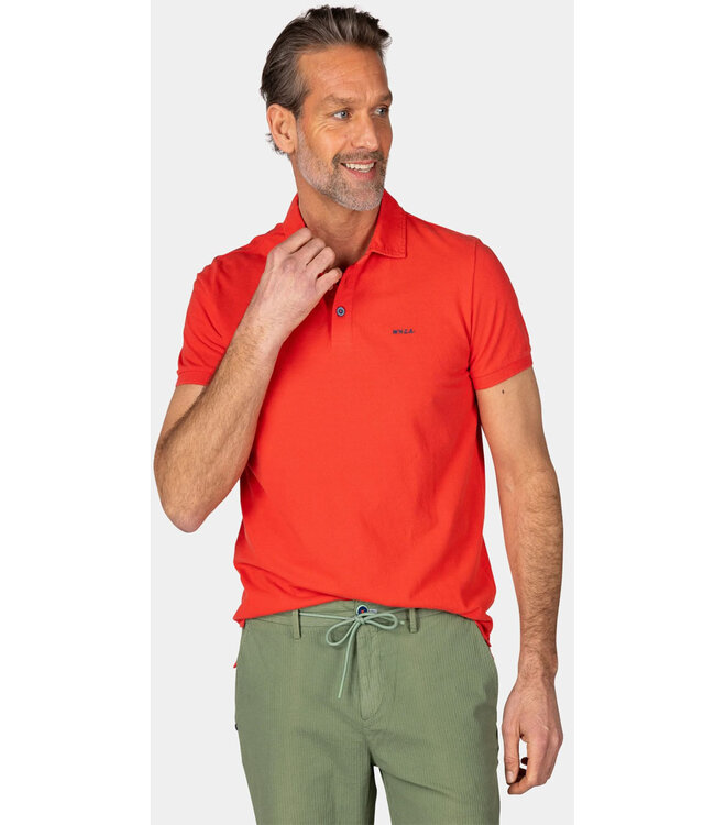 New Zealand Auckland NZA actie polo 25CN150 1510 red orange rood