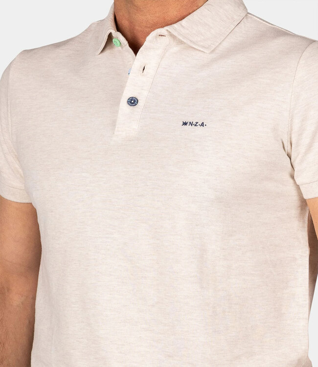 New Zealand Auckland NZA actie polo 25CN150 1107 light cream