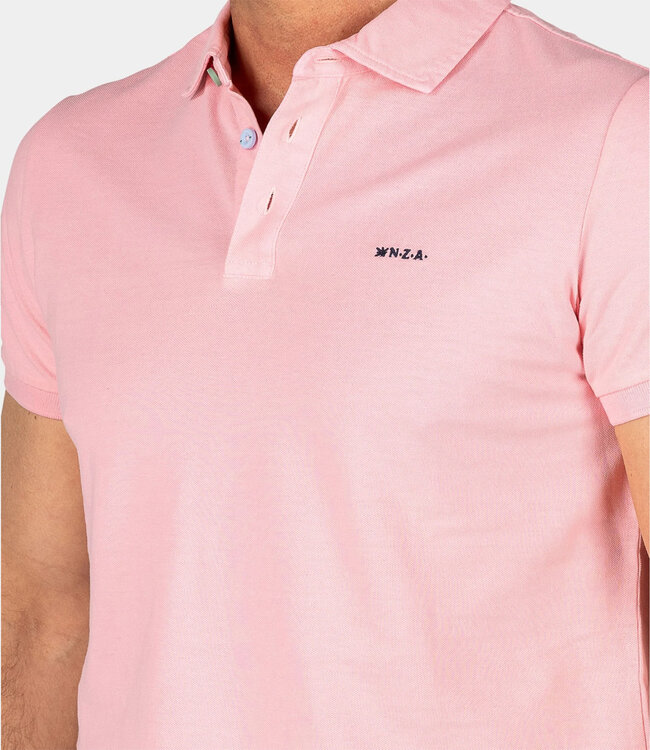 New Zealand Auckland NZA actie polo 25CN150 1410 pastel pink lichtroze