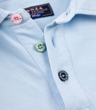 New Zealand Auckland NZA actie polo 25CN150 1675 pastel blue lichtblauw
