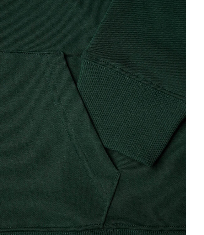 Gant 2008006 374 heren donkergroen sweat vest met rits en zakken