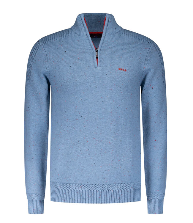 New Zealand Auckland Lincoln 24HN409 1639 heren zipper blauw brave blue met ritsje