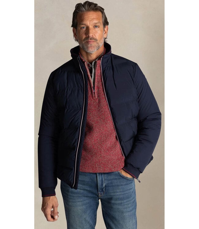 New Zealand Auckland 25HN811 jack icon navy donkerblauw kort model rits en zakken