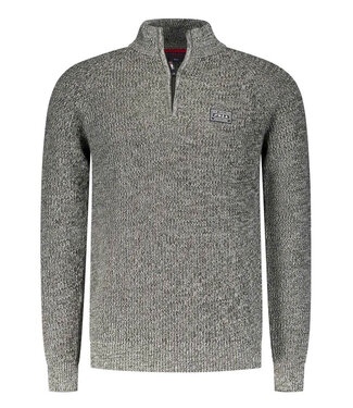 New Zealand Auckland Drake 24HN472 1734 Gravel Green heren zipper