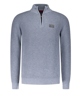 New Zealand Auckland Drake 24HN472 1639 Brave Blue heren zipper