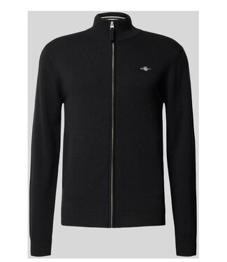 Gant heren zwart vest lamswol