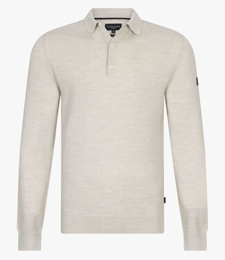 Cavallaro heren kit lange mouw polo slim fit