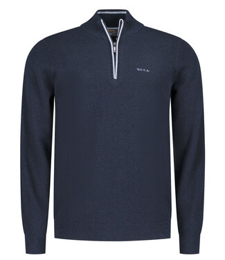 New Zealand Auckland Classic Navy heren zipper met ritsje