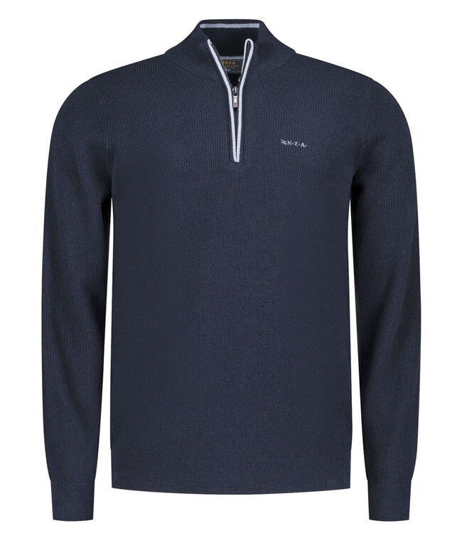 New Zealand Auckland Classic Navy heren zipper met ritsje