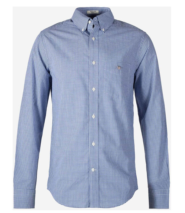 Gant 3000150-423 heren overhemd blauw-wit ruitje button down