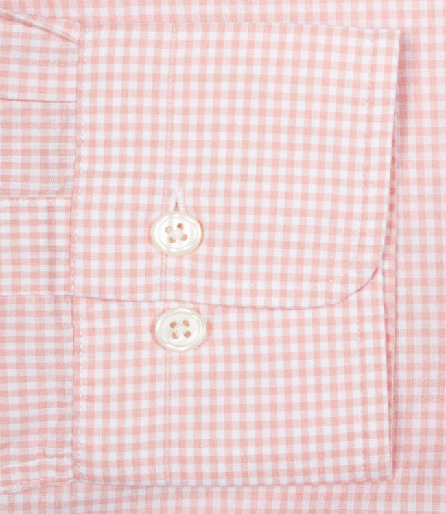 Gant 3000150-666 heren overhemd roze-wit ruitje button down
