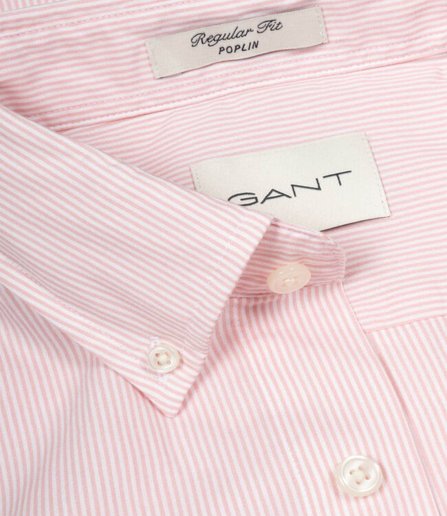 Gant 3000140 666 heren overhemd roze-wit streepje